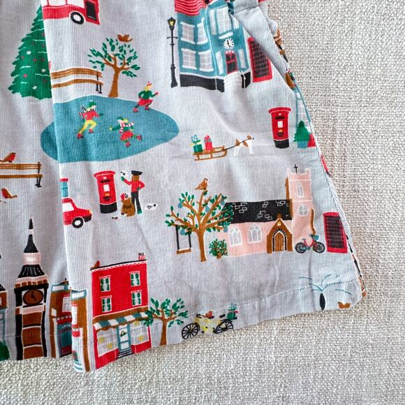 Baby Boden Corduroy Pinafore Dress London Christmas EUC 2/3 - Picture 5 of 8